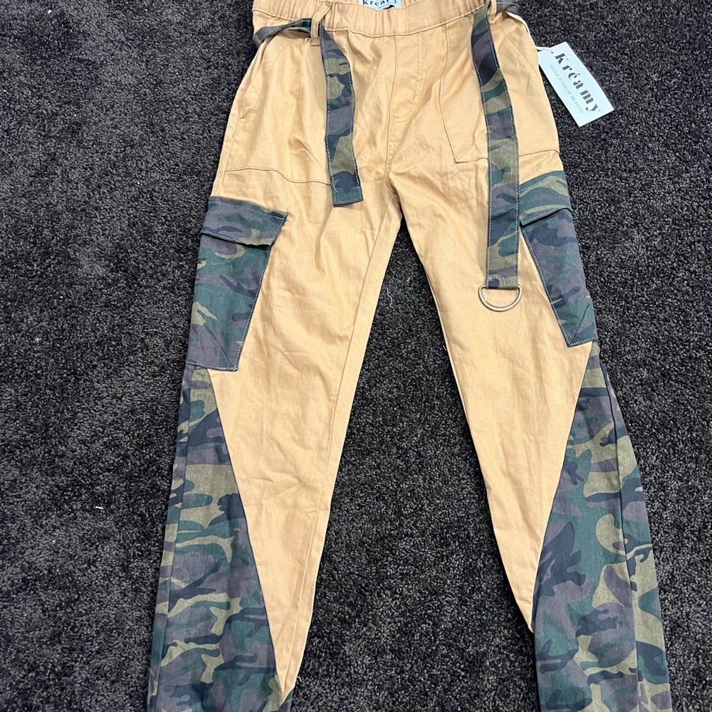 Camo khaki pants